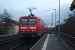 143 932 verl�sst den Bahnhof Delitzsch ob Bf in Richtung Eilenburg am 20.1.22