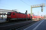 143 932 verl�sst als S47 mit Ziel Halle-Trotha den Bahnhof Halle/Saale Hbf am 5.3.22
