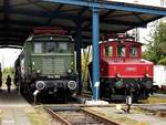 E 44 002 und E 69 03 stehen im museum koblenz-l�tzel,15.10.16