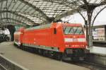 Am 13 April 2000 h�lt 145 039 in K�ln Hbf.