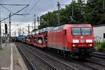 145 023-8 fuhr mit einen kurzen mischer durch hh-harburg,05.08.16