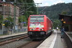 146 225 im Bahnhof Sch�na am 6.6.22
