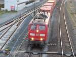 151 015-5 durchf�hrt mit Containerzug Bamberg 23.08.2013