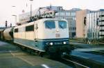 Scanbild von 151 044 in M�nchengladbach am 5 November 1999.