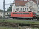 151 103-9 in der G�terumfahrung am Hallenser Hbf am 11.5.15