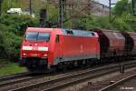 152 056-8 zog einen ganzzug durch hh-harburg,datum 22.04.14