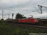 152 104 mit einem G�terzug in Delitzsch am 26.8.15