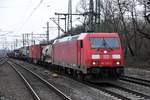 185 336-2 zog einen kurzen mischer durch hh-harburg,10.03.21