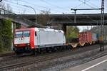 BRLL 185 507 zog einen mischer durch hh-harburg,21.04.22