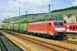 Hangartner mit 189 026 -der kurz davor der Holland-Latz bekommen hat- treft am 21 Mai 2010 in W�rzburg Hbf ein.