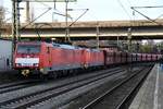 189 048 und 189 050 zogen einen ganzzug durch hh-harburg,30.11.19