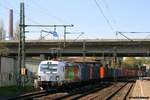 CD 193 361  Das ist Gr�n  mit Containerzuug am 13.04.2019 in Hamburg-Harburg