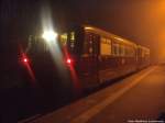 Im Dichten Nebel Stehen 172 171 + 172 132 als PRE 81250 mit ziel Bergen auf R�gen im Bahnhof Lauterbach Mole Bereit am 6.3.14