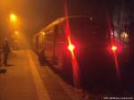 Im Dichten Nebel Stehen 172 171 + 172 132 als PRE 81250 mit ziel Bergen auf R�gen im Bahnhof Lauterbach Mole Bereit am 6.3.14