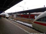 ICE´s im W�rzburger Hbf am 8.1.17