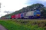 Containerzug mit 1273 101 durchfahrt am 30 Juli 2019 Tilburg Oude warande.