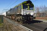RTX/CapTrain 266001 durchfahrt Blerick am 4 M�rz 2022.