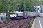 CT 6609 durchfahrt mit ein Containerzug nach Antwerpen am 8 Juni 2019 K�ln S�d.