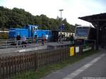 R�BB 251 901 & PRESS 650 032-4 im Bahnhof Putbus am 29.8.13