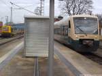 PRESS 650 032-4 & ein GAF im Bahnhof Bergen auf R�gen am 14.11.13