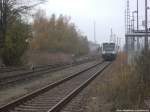 PRESS 650 032-4 aus Lauterbach Moel bei der Einfahrt in Bergen auf R�gen am 15.11.13