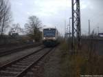 PRESS 650 032-4 aus Lauterbach Moel bei der Einfahrt in Bergen auf R�gen am 15.11.13