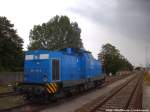 PRESS 293 021-6 abgestellt im Bahnhof Bergen auf R�gen am 23.8.14