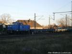 PRESS 346 001 im Gleisbaudienst t�tig in Halle (Saale) am 13.1.15