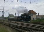 50 3501 und PRESS 346 001 verl�sst den Bergener Bahnhof in Richtung Lauterbach Mole am 31.5.15