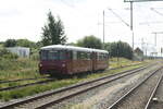 772 140 und 772 141 bei Rangierfahrten im Bahnhof Bergen auf R�gen am 30.7.21