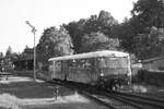 772 140 und 772 141 verlassen Putbus in Richtung Bergen auf R�gen am 30.7.21