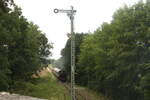 114 703 (203 230) und 86 1744 verlassen Putbus in Richtung Bergen auf R�gen am 31.7.21