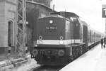 114 703 (203 230) im Bahnhof Bergen auf R�gen am 1.8.21