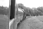 Mitf�hrt mit Zug von 86 1744 und 114 703 (203 230) zwischen Bergen auf R�gen und Lauterbach Mole am 1.8.21