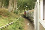 Mitf�hrt mit Zug von 86 1744 und 114 703 (203 230) zwischen Bergen auf R�gen und Lauterbach Mole am 1.8.21