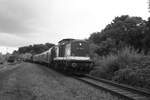 114 703 (203 230) und 86 1744 verlassen Putbus in Richtung Bergen auf R�gen am 1.8.21