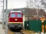 132 293 der EBS verl�sst die LEG Werkstatt in Delitzsch am 3.2.17