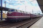 EBS 118 719 war eine von 17 Museumsloks und -Z�ge in benesov u Prahy am 11 September 2022.