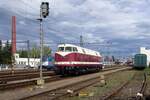 EBS 118 719 war eine von 17 Museumsloks und -Z�ge in benesov u Prahy am 11 September 2022.