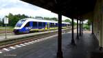 Bahnhof Munster (�rtze) und Erixx Heidesprinter.