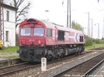 DE61 de HGK abgestellt im Bahnhof Gro�korbetha am 16.4.16