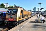 185 597-2 stand mit UEx 1395 nach verona porta,in hh-altona,07.06.19
