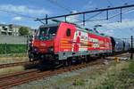 HSL 186 382 verl�sst mit ein Getreidezug Oss am 14 Augustus 2019.
