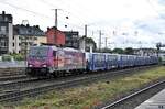 HSL 186 383 zog einen ganzzug durch köln west,27.09.22
