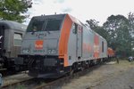 HVLE 246 010 steht am 18 September 2016 ins Bw Berlin-Sch�neweide.