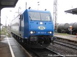 185 522 vom ITL im Bahnhof Gro�korbetha am 16.4.16