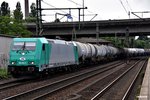185 633-5 zog einen tanker durch hh-harburg,16.06.16