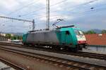 Alpha Trains/ITL 186 128 durchfahrt solo De�in hl.n. am 20 Juni 2022.