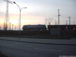 Locon 185 616 abgestellt im Bahnhof Stralsund - R�gendamm am 4.3.14