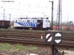 139 177 der Lokomotion 07.04.2005 in MOR M�nchen Ost Rangierbahnhof
